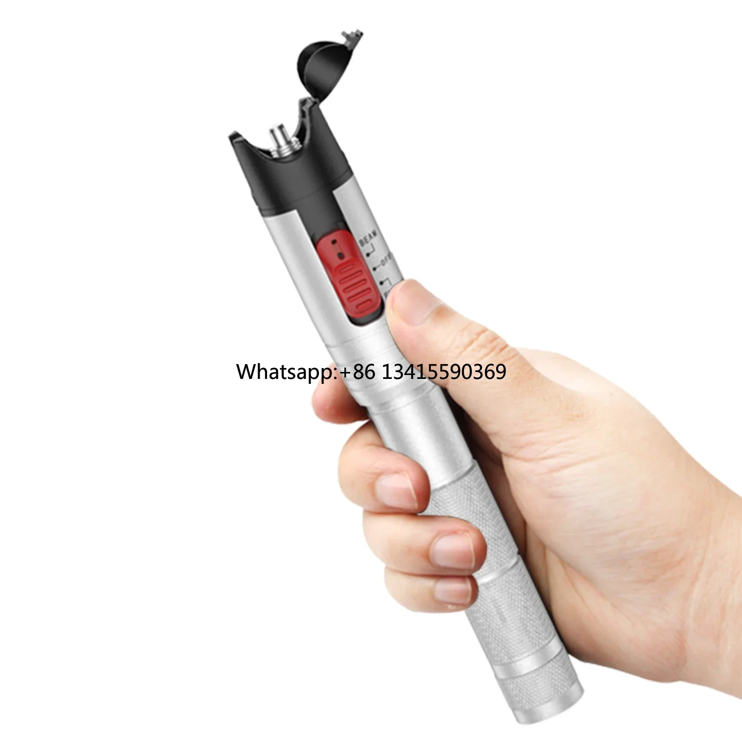 

NF-904 Excellent Visual Fault Locator 650±10nm Fiber Continuity Tester Stable Red Light Check Breakpoint Dust Cap