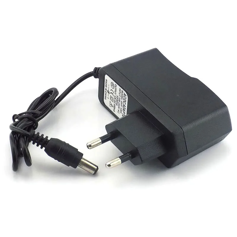 Adaptador de corriente de 100-240V CA a CC, fuente de alimentación de 5,5mm x 2,1mm, cargador de 12V, 0.5A, 500mA, enchufe de EE. UU., UE y AU para tira de luces LED