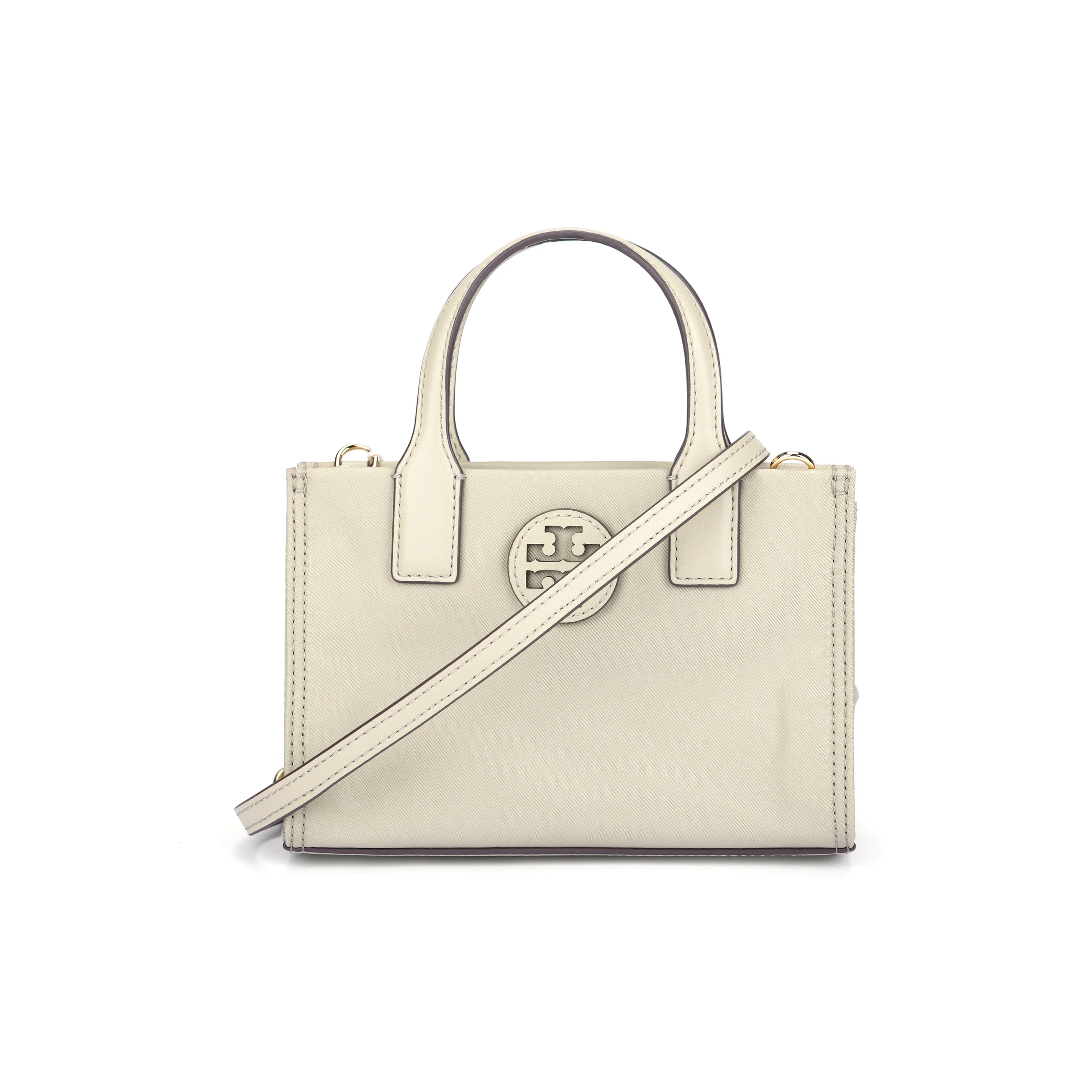 TORY BURCH Ella Nylon Tote Bag, Shopping Bag, Crossbody Bag, Handbag Mini Women's Olive Green 146437-303
