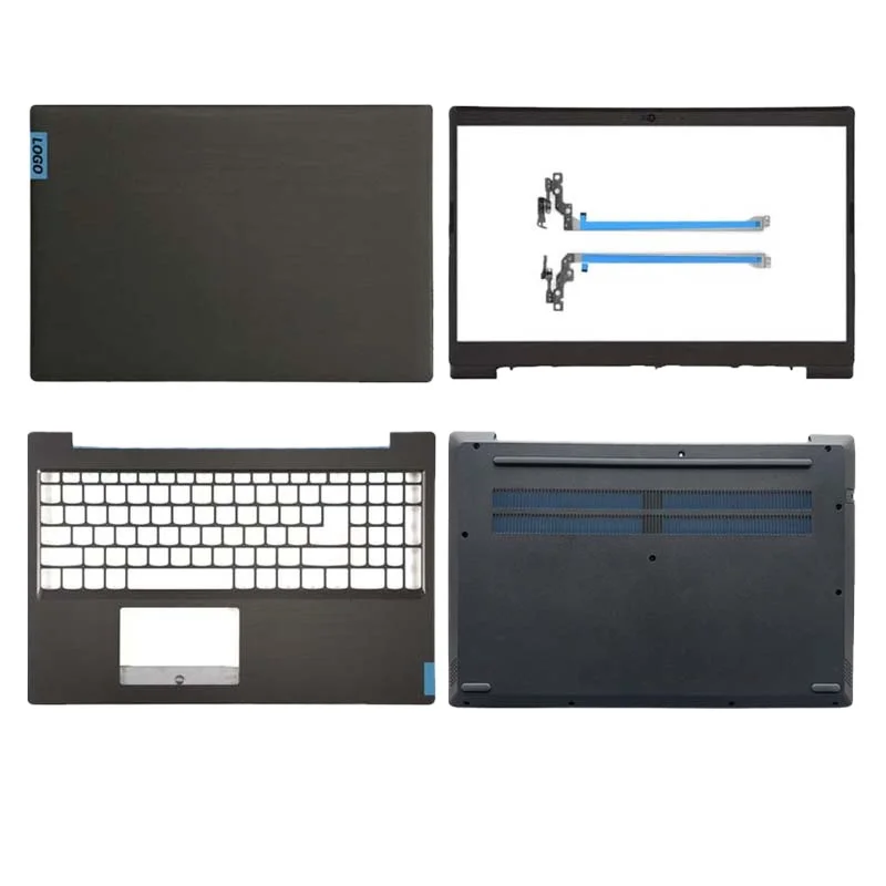

SH Новинка для ноутбука Lenovo Ideapad L340-15 L340-15IRH, задняя крышка ЖК-дисплея, передняя панель, упор для рук, верхняя нижняя нижняя часть корпуса, петли черного цвета