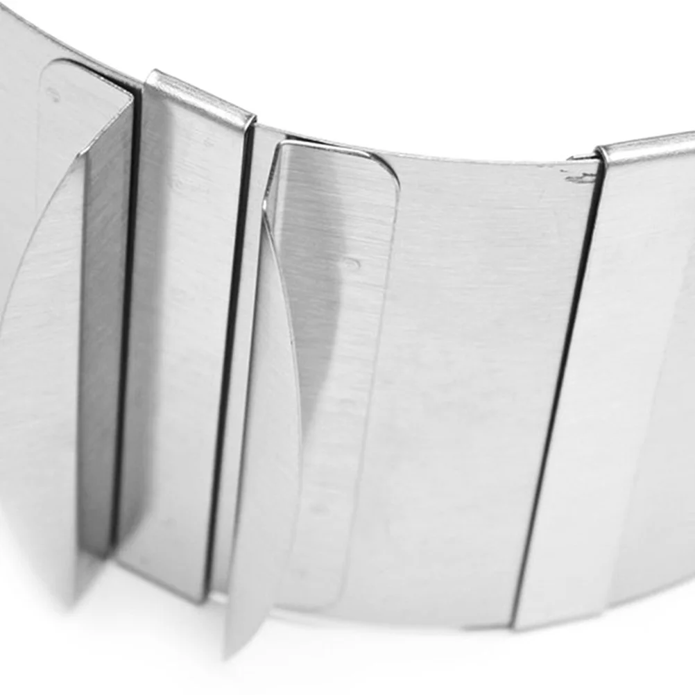 

1Pcs Adjustable Round Mousse Ring Stainless Steel 16-30Cm Diameter Non-Stick Cake Mold Baking Tool for Mousse Pastry Bread