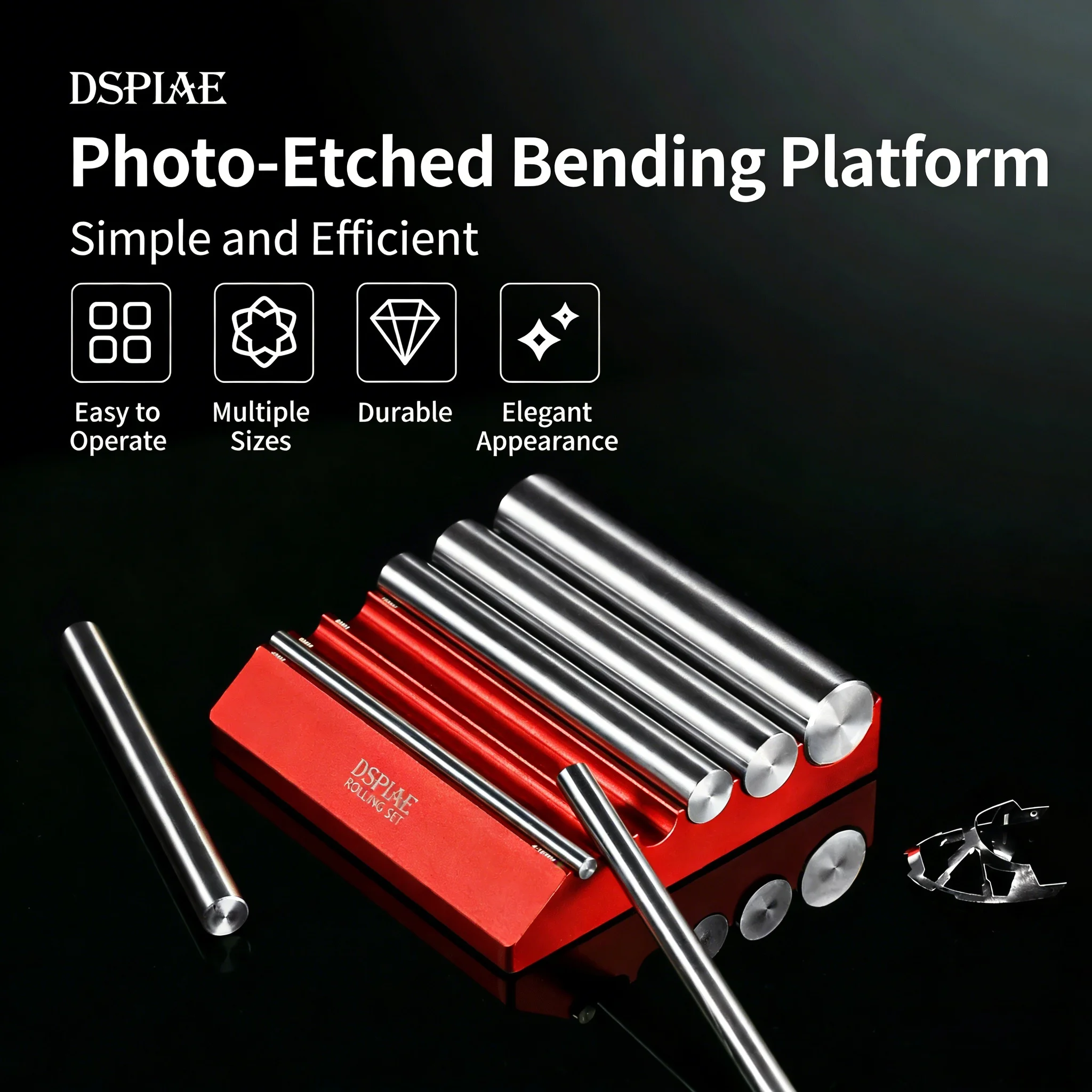 

Стол для гибки металлических листов DSPIAE AT-RS, инструмент для моделей Gundam, устройство для гибки военных моделей Gundam