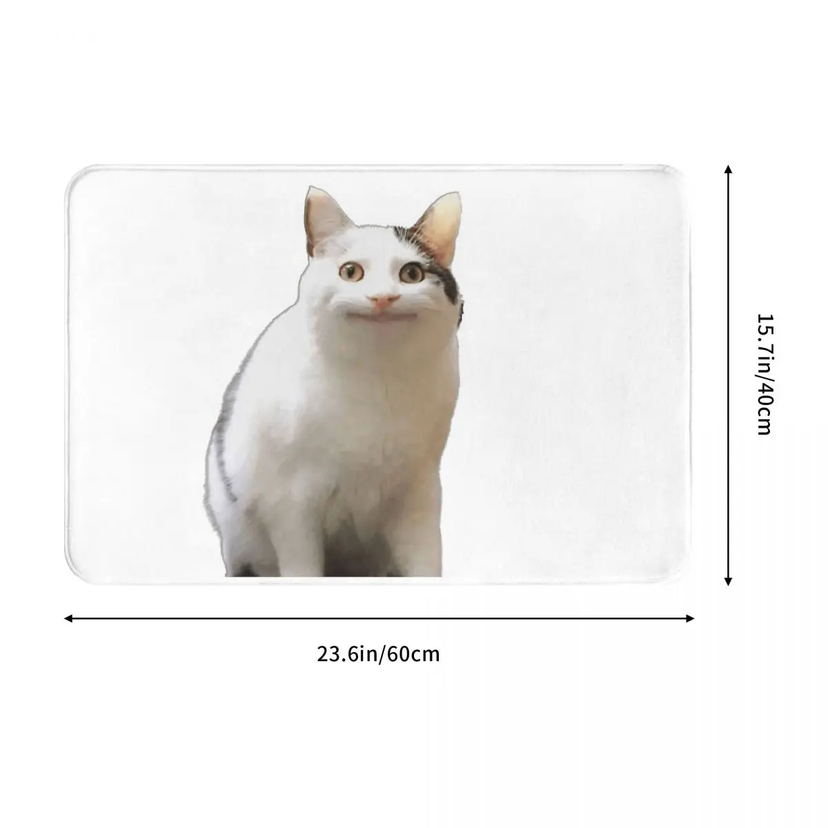 Beluga Cat Safari Doormat Absorbent Mat Carpet Rug Kitchen Entrance Home Floor Mat for Bathroom Footpad Mats
