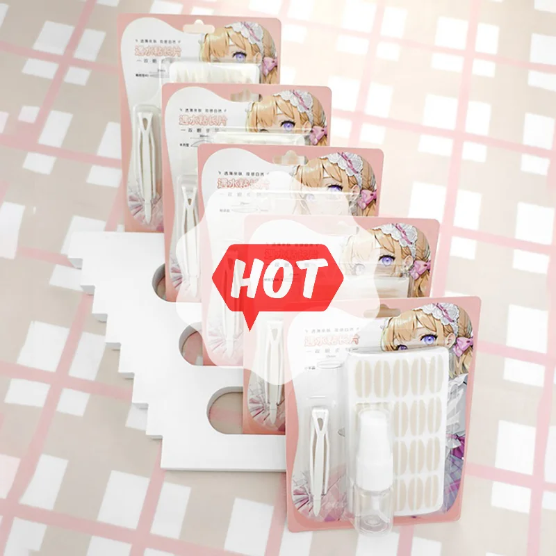 สติกเกอร์ติดตาสองชั้นแบบล่องหน แถบยกเปลือกตา แถบติดตาสองชั้น เทปกาวติดตา อุปกรณ์ติดตา