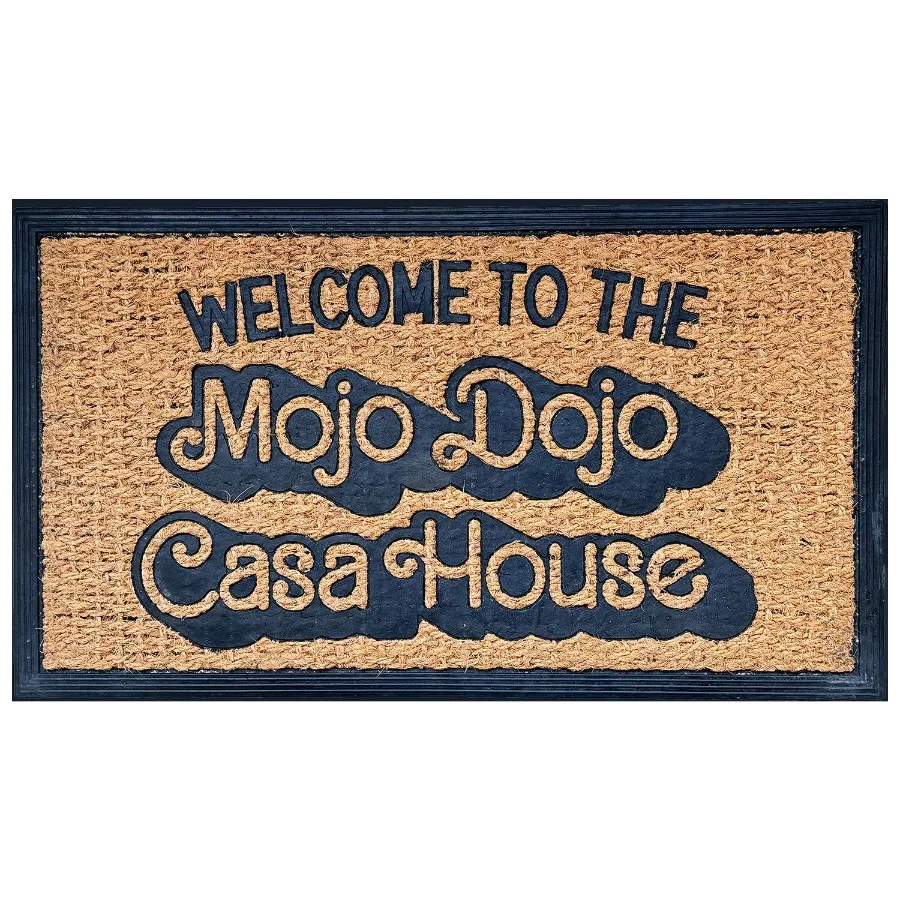 

Funny Coir Doormat Hello There Welcome Front Porch Dr Doormat for The Entrance Way Outdoor with HeavyDuty Non Slip Coconut Coir