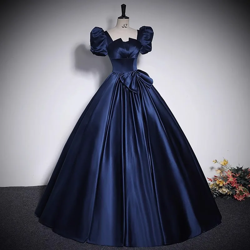 Customized New Satin Ball Gown Quinceanera Dresses Prom Party Birthday Gowns Formal Occasion Vestido De 15 Anos Sweet 16