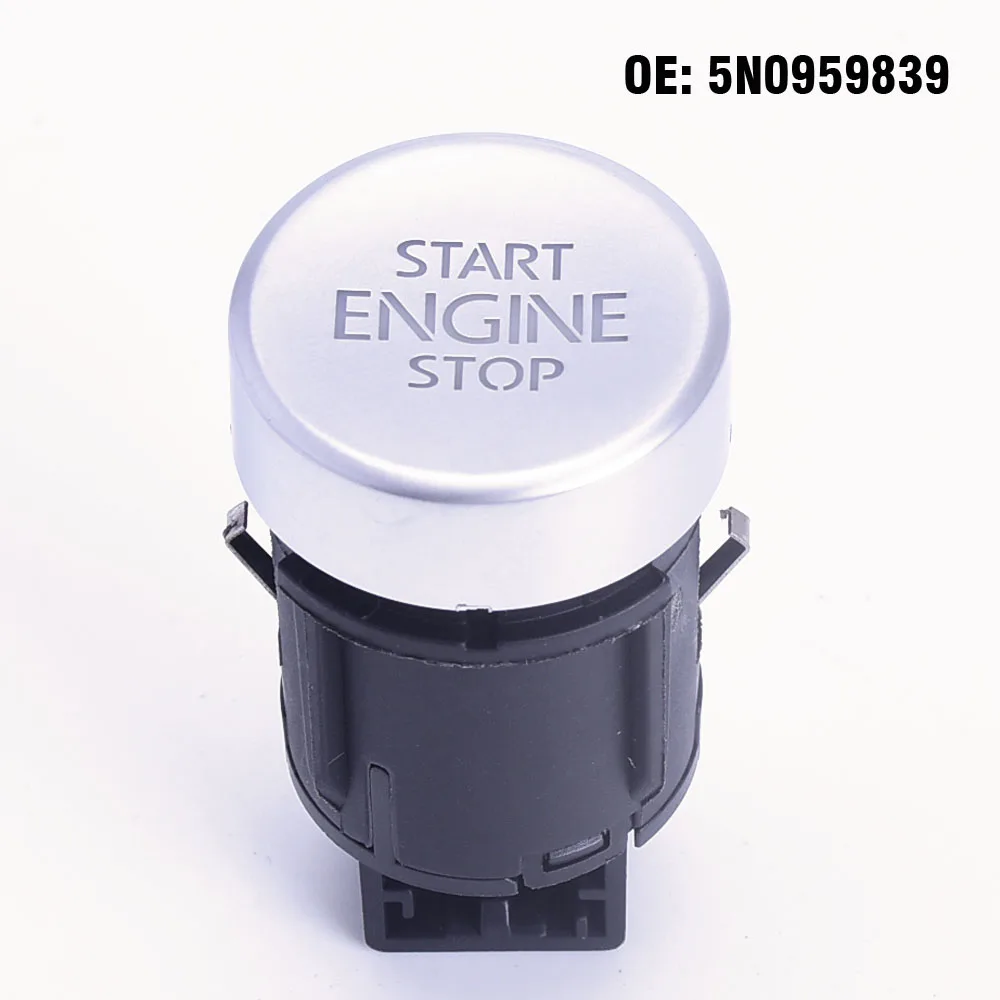 Engine Start Stop Button Switch One Key Start Up One-Button Start For VW Tiguan 2008-2016 Sharan 2011-2016 7N