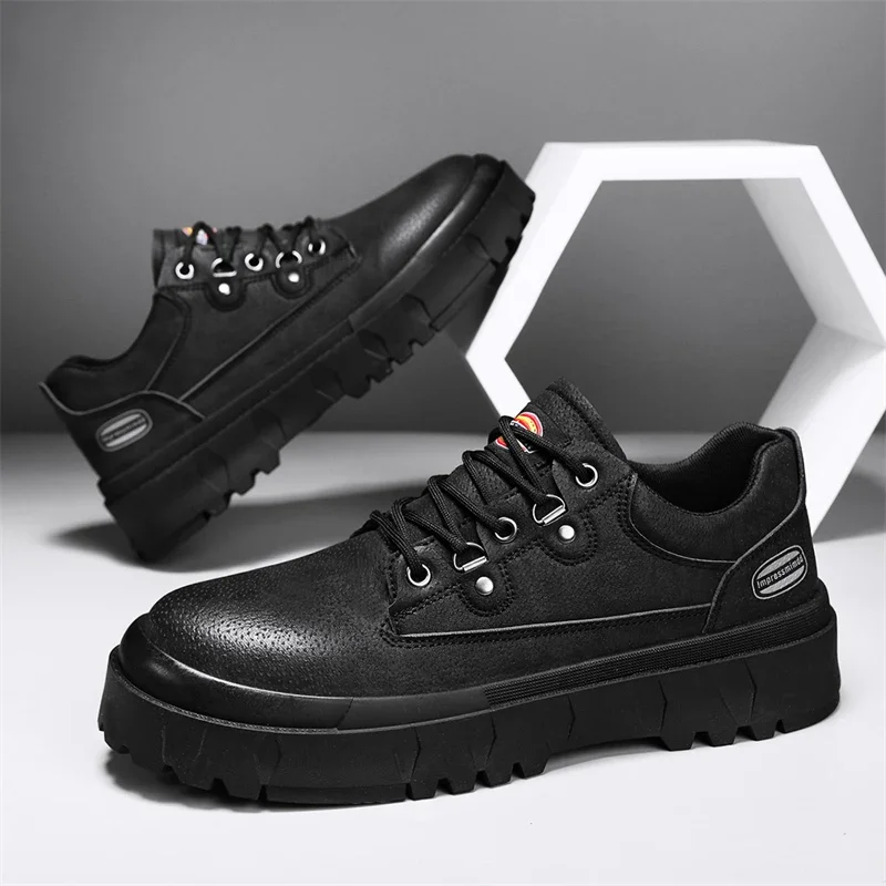 Autumn Hot-selling Men's Work Shoes Thick-soled Breathable Comfortable Casual Sports Shoes 2024 New Classic Fashion Men's Shoes