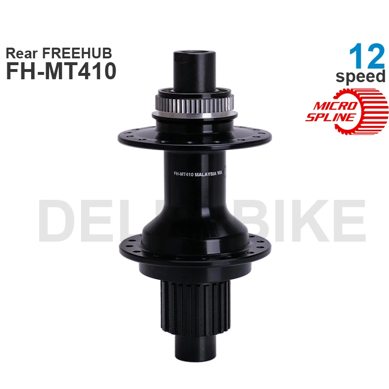 SHIMANO DEORE Hub HB-MT410 HB-MT410-B Rear FREEHUB FH-MT401 FH-MT410-B 12 Speed  MICRO SPLINE  original