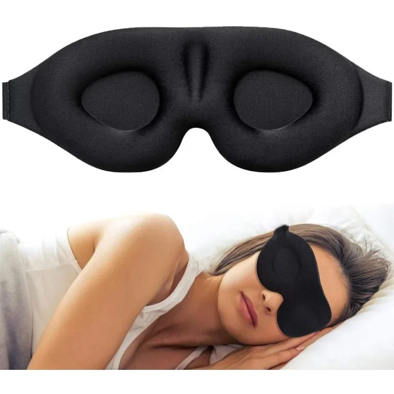 Sleep Goggles 3D Rotating Glass Molded Grooves Night Sleep Masks Light Blocking Women Men Shading and Ventilation Special girl