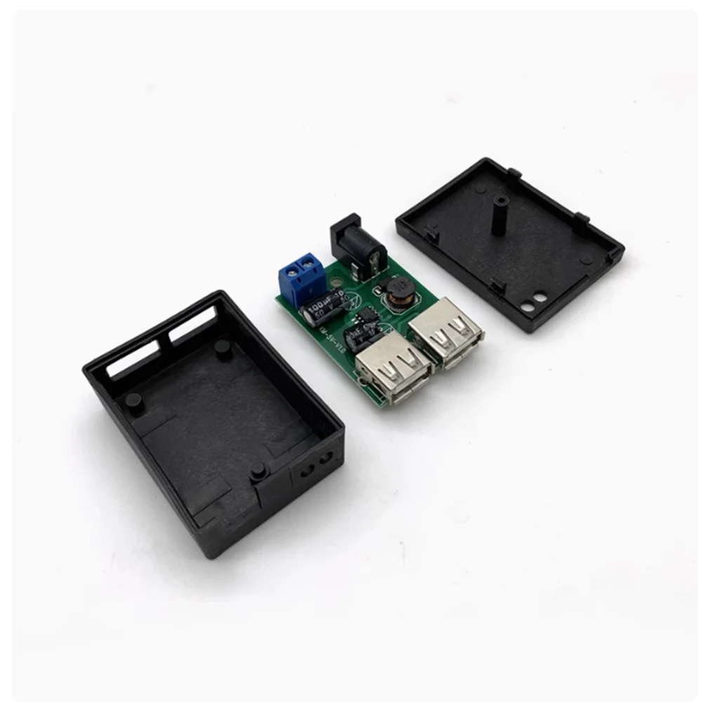 Solar voltage regulator 5V  Conveter  chip photovoltaic power generation step-down module charging mobile phone dual USB output