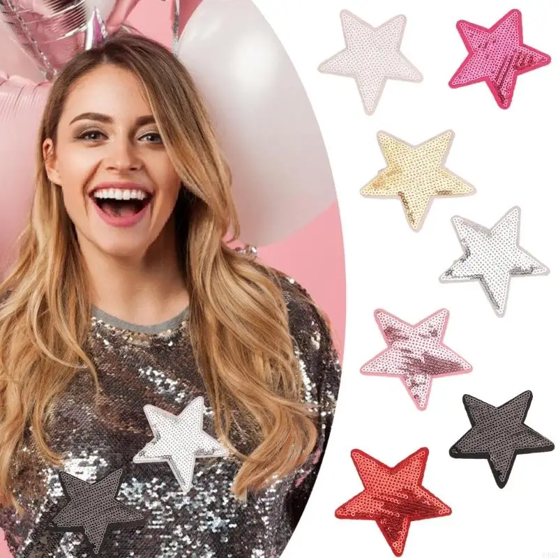 49md 7pcs Patches d'étoiles à paille