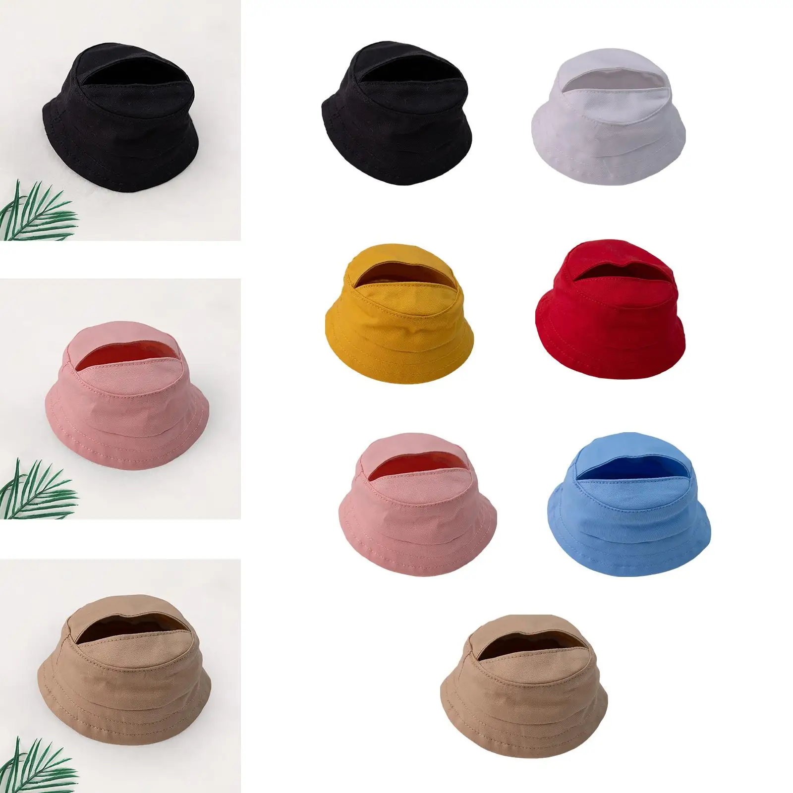Plush Doll Miniature Hat Soft Fabric Headwear Outfit for 15cm 17cm Stuffed Animal Fashion Doll Clothing