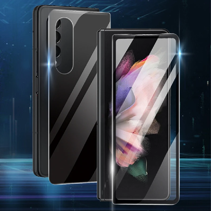 HD Glas Für Samsung Galaxy Z Fold 3 4 Innen Außerhalb Screen Protector Kamera Objektiv Gehärtetes Glas Film für Galaxy Z Fold4 Fold3