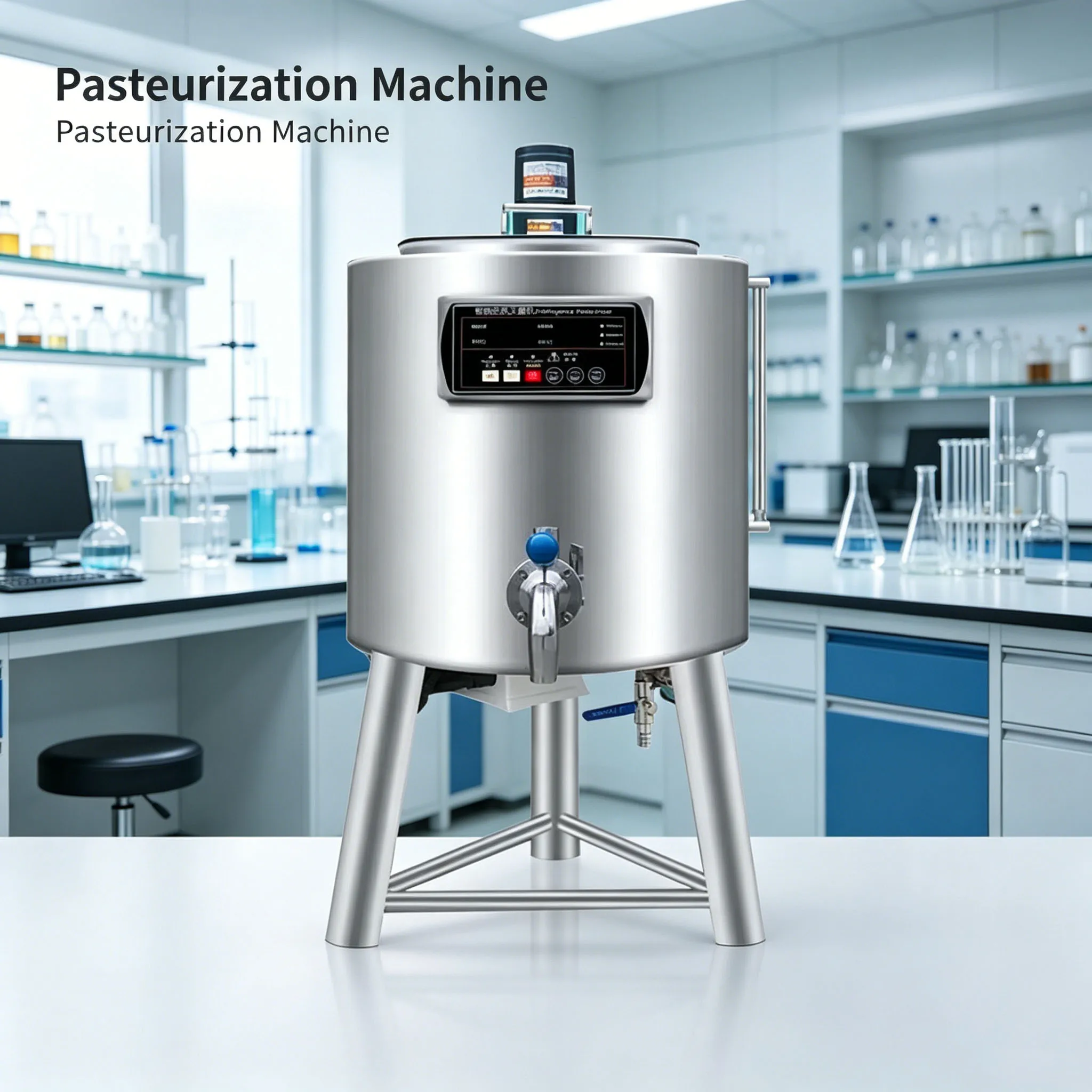 Commercial low-temperature pasteurization unit is suitable for sterilizing milk, goat milk, yogurt, and fruit juice