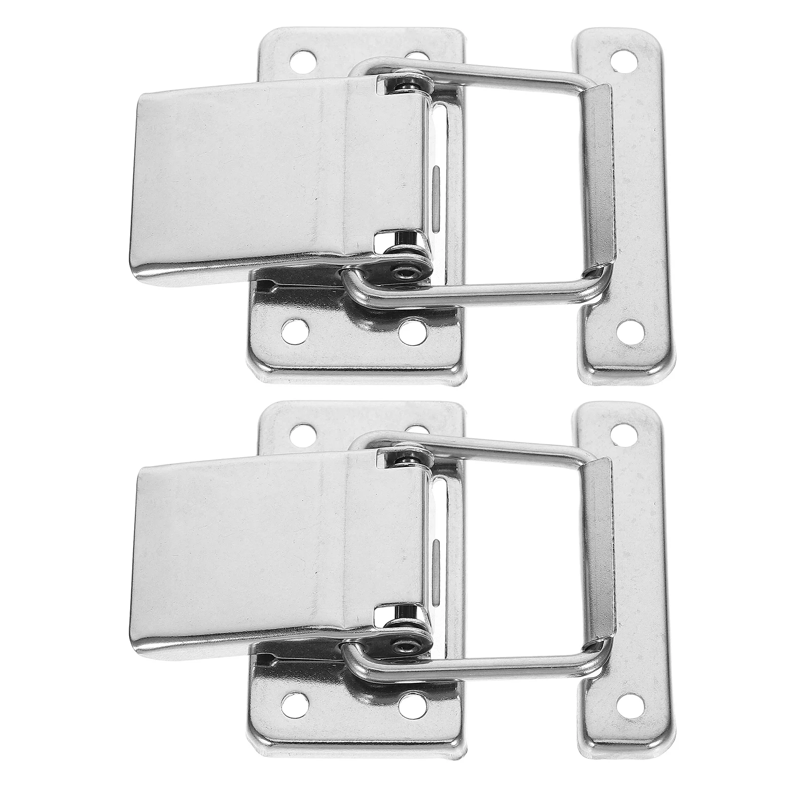 

2 pcs Stainless Steel Latch Lock For Insulated Box Durable Metal Clasp Replacement Toolbox Suitcase Closure Diy Cabinet Hardware