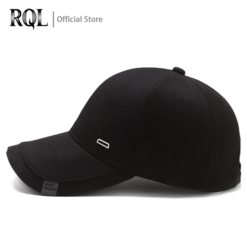 Baseball Cap For Men 2024 Summer Black Stylish Male Hip Hop Sport Trucker Hat Cotton  Adjustable Outdoor Breathable Luxury Brand