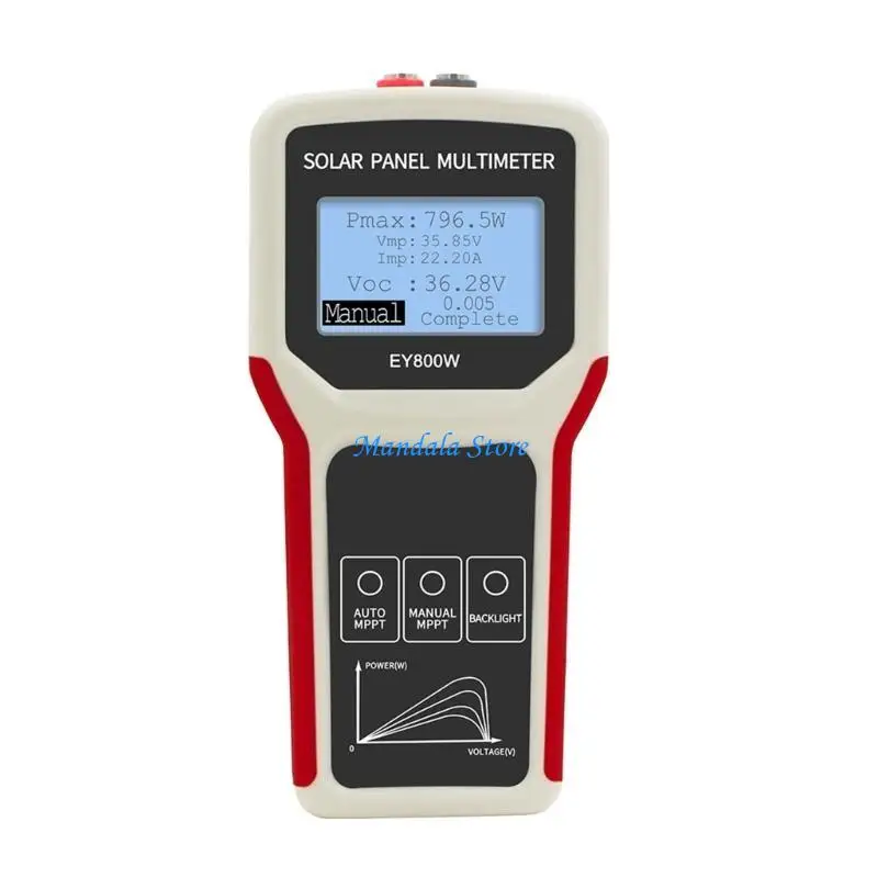 

U2JC Solar Panel Multimeter LCD Display 800W Photovoltaic Tester Meter Utility Tools