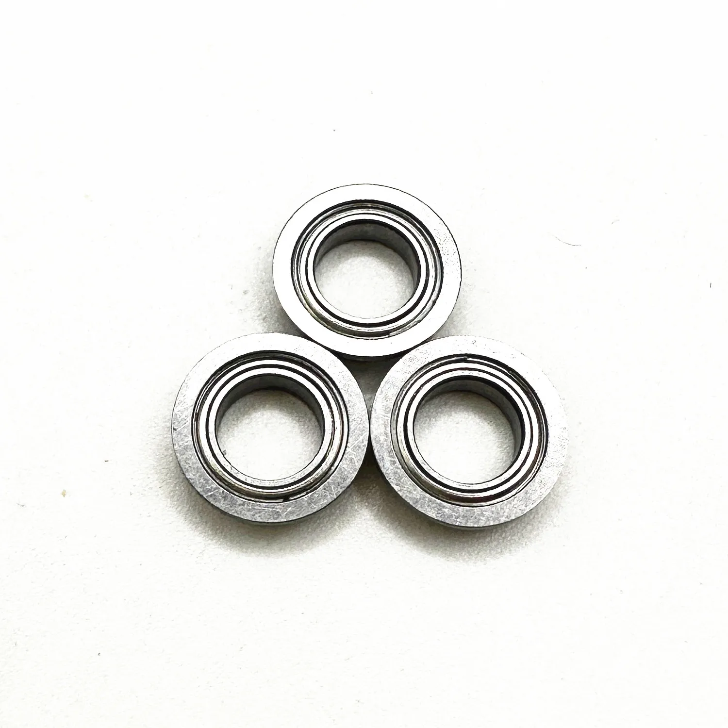 50Pcs MF105ZZ 5x10x4 mm Flange Bearings Deep Groove Ball Bearing High Quality MF105Z MF105