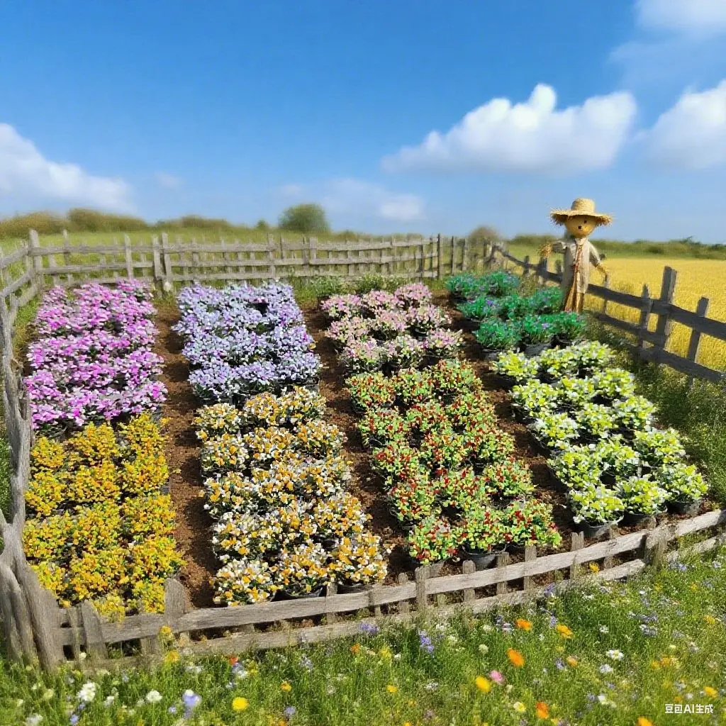 10 mm Blumen-/Grascluster-Modellbausatz für Miniaturgebäude, Sandtisch, DIY handgefertigte Blumen- und Pflanzenmaterialien, Diorama, 15 Stück/Karton