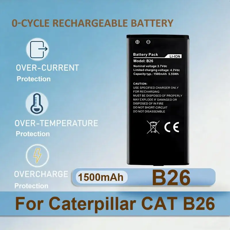 

Battery For Caterpillar CAT B26 S60 S62 Pro S61 S41 APP00223 S40 458002-S40 S30 S50 S48C