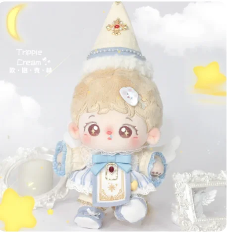 Оригинальный гимн ангела, милая Косплей-одежда для косплея с маленькими крыльями Святой Церкви, хлопковая одежда для костюмированной вечеринки 20 см