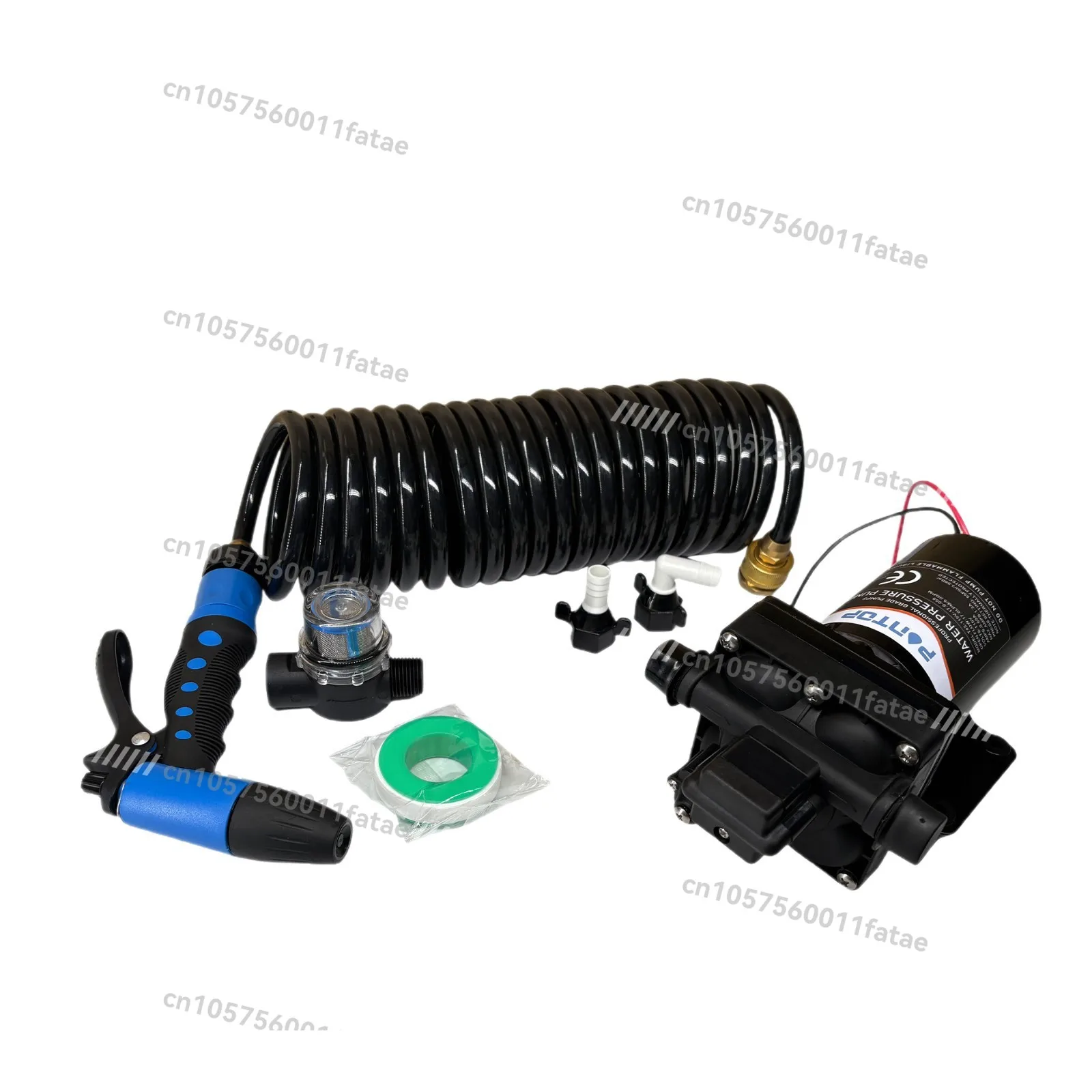 

High Pressure Washing Car Cleaning Set 12V24V Yacht Ship Deck Diaphragm Car Washing Pump Water Battery