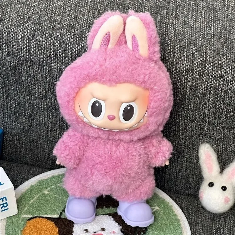 17 cm Labubu Pop Schoenen Kleur V1 V2 Labubu Pop Laarzen Leuke Laarzen Accessoires Casual Schoenen voor Speeltijd