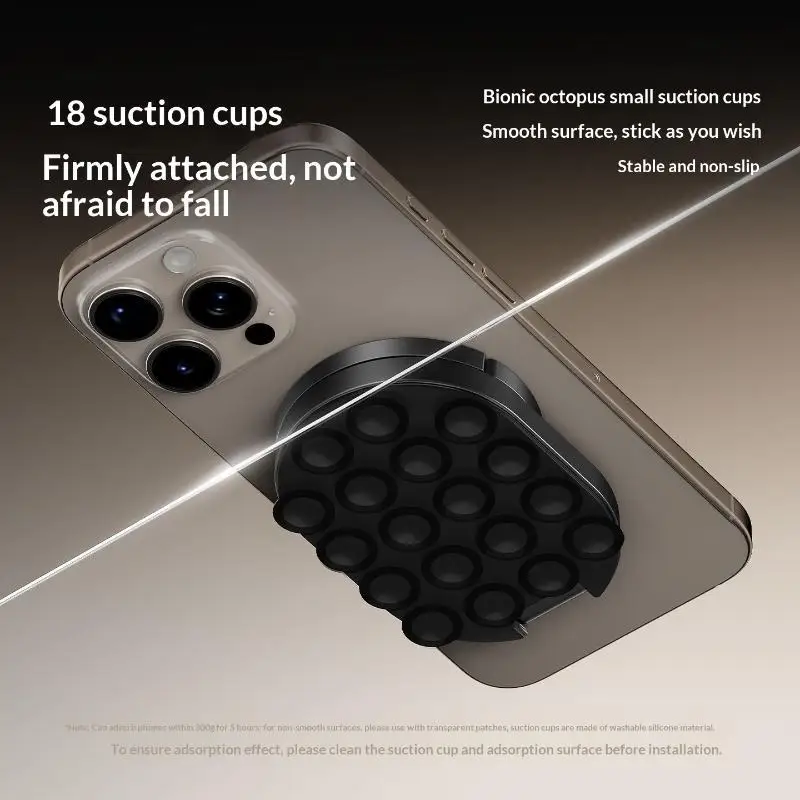 Support de téléphone magnétique pour voiture pliable et rotatif 3 en 1, mini ventouse, adsorption par le vide, super stable, accessoires de voiture
