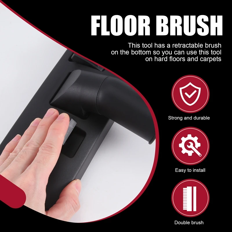 Vacuum Cleaner 35mm Carpet Floor Tool Brush Attachment with Swivel Head AU STOCK-A68X - view 2