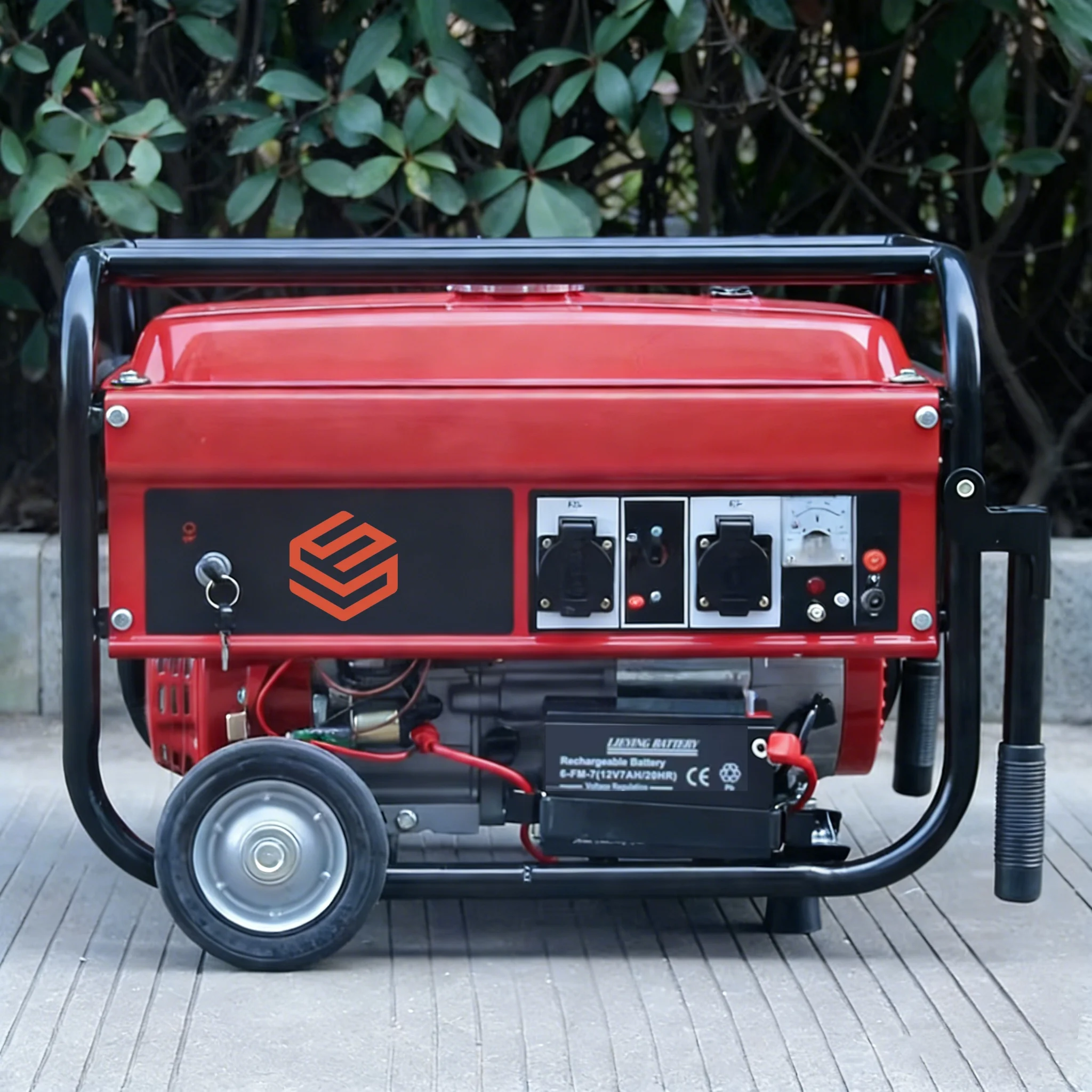 YHS 220v 2kw 3kw 5kw 8kw 4 Stroke air Cooling  Engine  Petrol G-enerator Open Frame  G-enerator