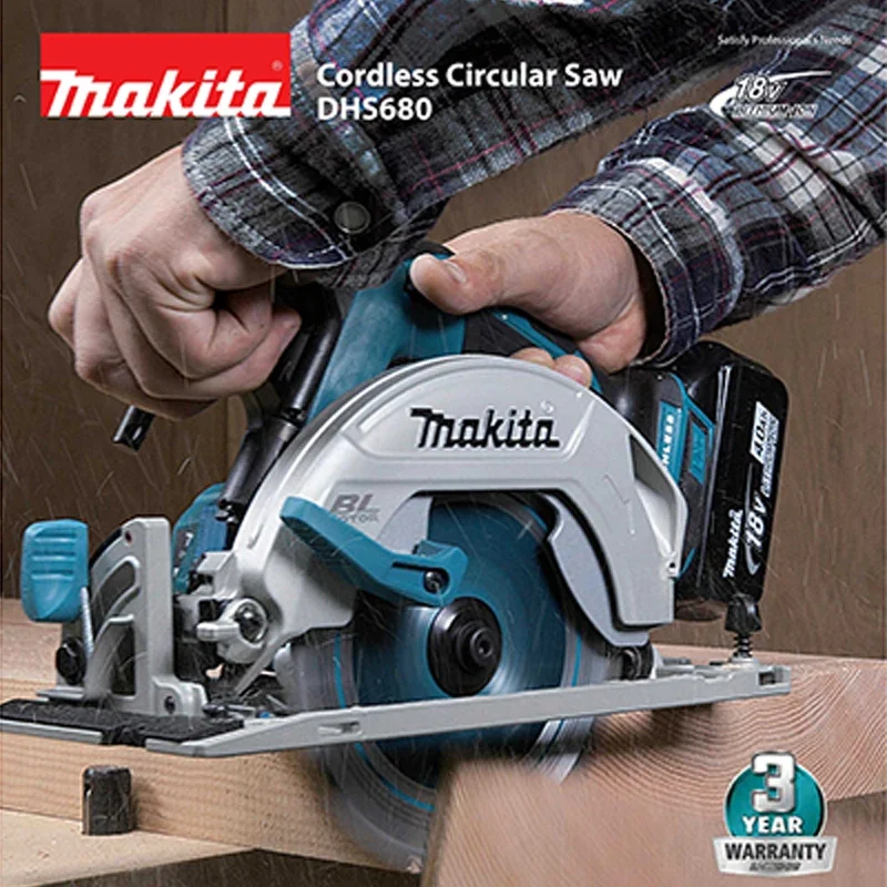 Makita DHS680Z LXT Brushless Cordless 165MM Circular Saw 18V Lithium Power Tools 5000RPM