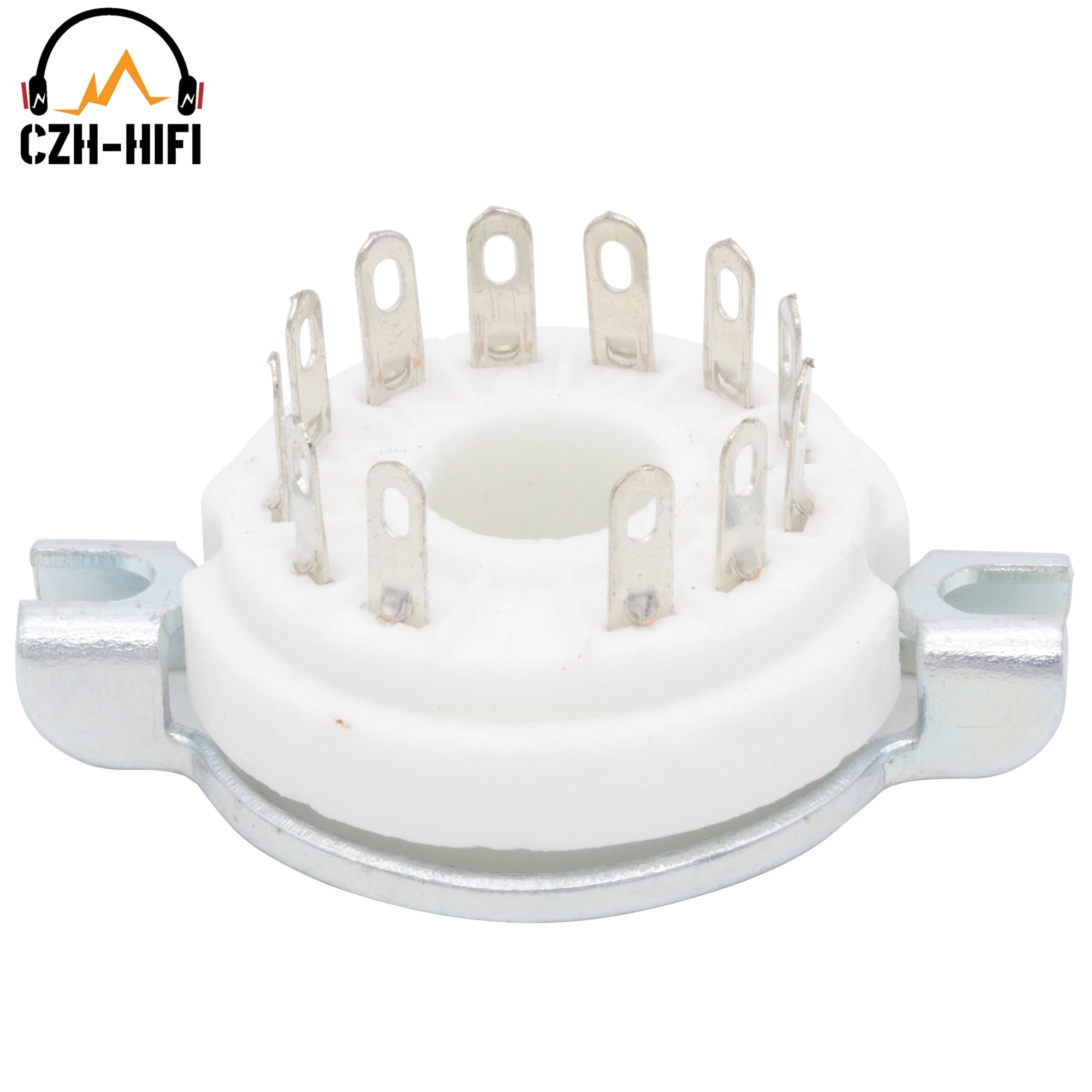 1pc 12pin B12C Keramik Rohr Buchse Ventil Basis Power Lampe Jack für 50CA10,6CA10,6HF5,6C10 6JB5 6GE5 8GU7 8AC9 9MN8 6EA4 Audio – Detail 7