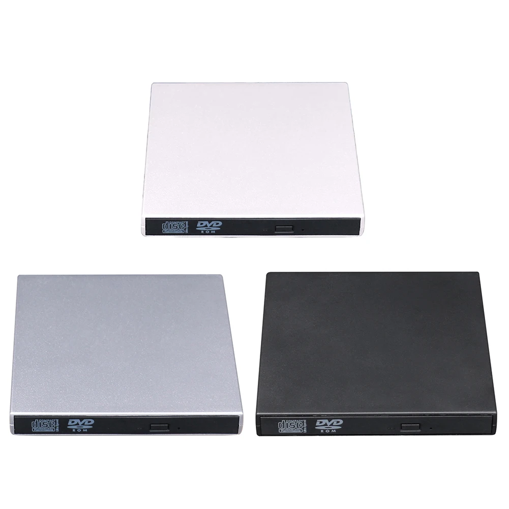 

External CD/DVD Drive USB2.0 Portable CD DVD Burner Compatible with Windows Mac OS CD Burner Writer for Laptop Mac Pro MacBook