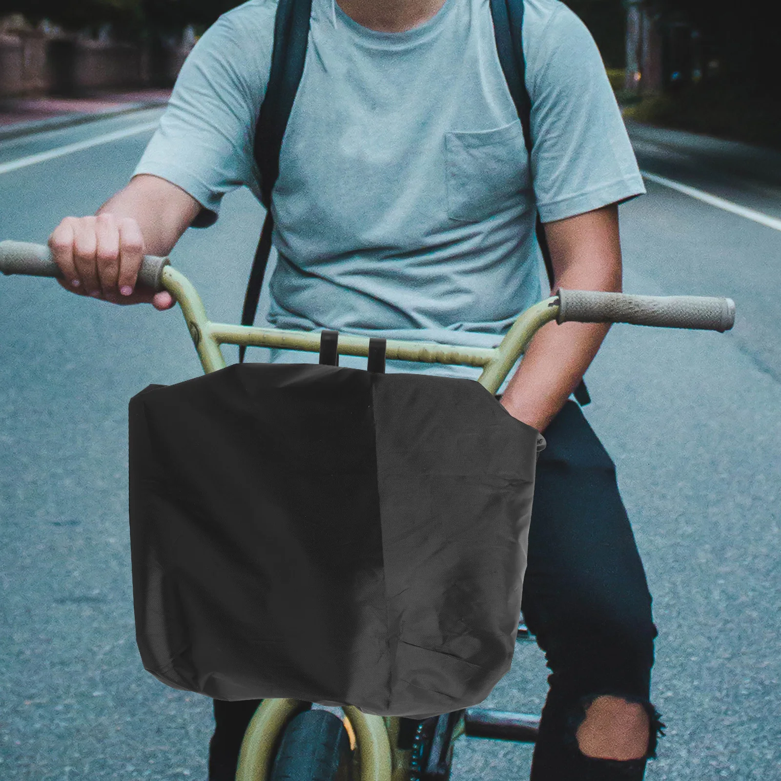 Bike Front Basket Protector Waterproof Cover Rain Electric Bicycle Protection Storage Cycling