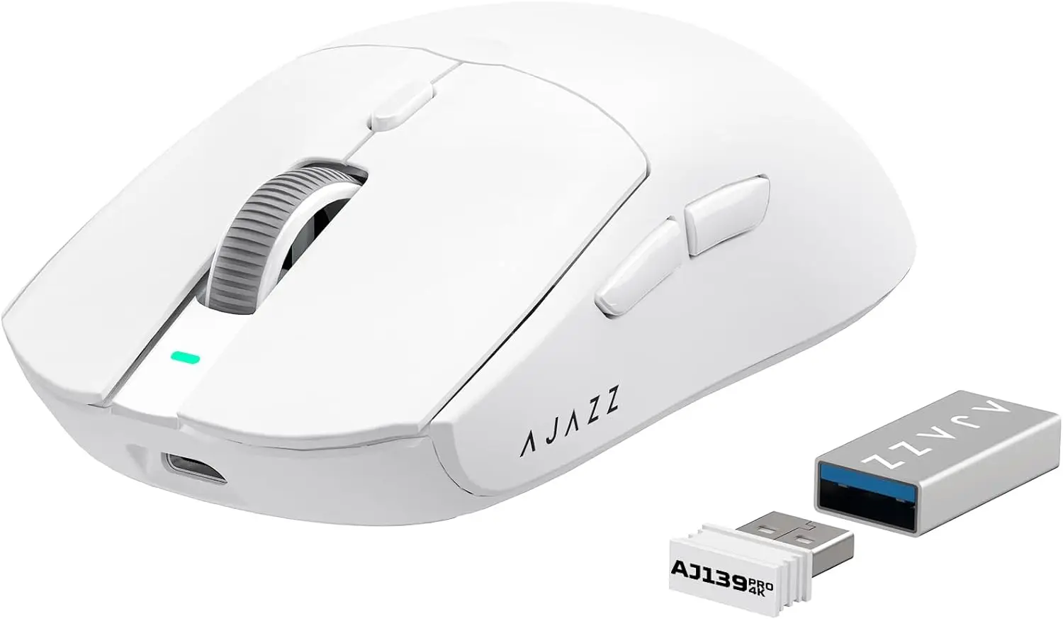 

ATTACK SHARK AJAZZ AJ139PRO SUPERLIGHT 4K Wireless Gaming Mouse, Ultra-Light(65g), PAW3395 Sensor,26000 DPI,4KHz,2.4Ghz/USB C Wi