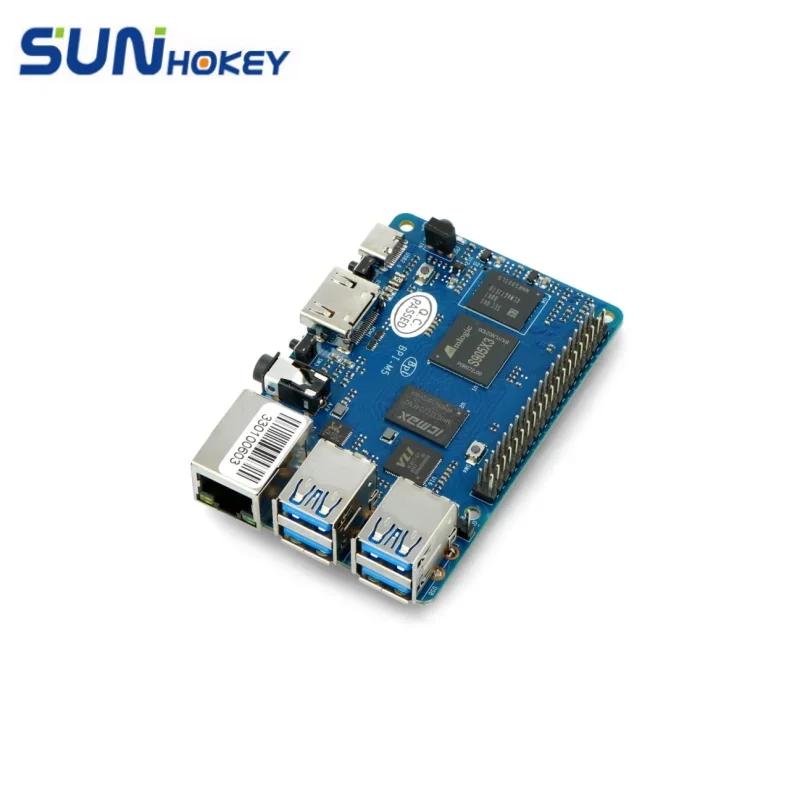 الموز PI BPI-M5 Amlogic S905X3 رباعية النواة ARM Mali G31 4GB LPDDR4 RAM 16GB eMMC فلاش دعم لينكس أوبونتو ديبيان لوحة واحدة