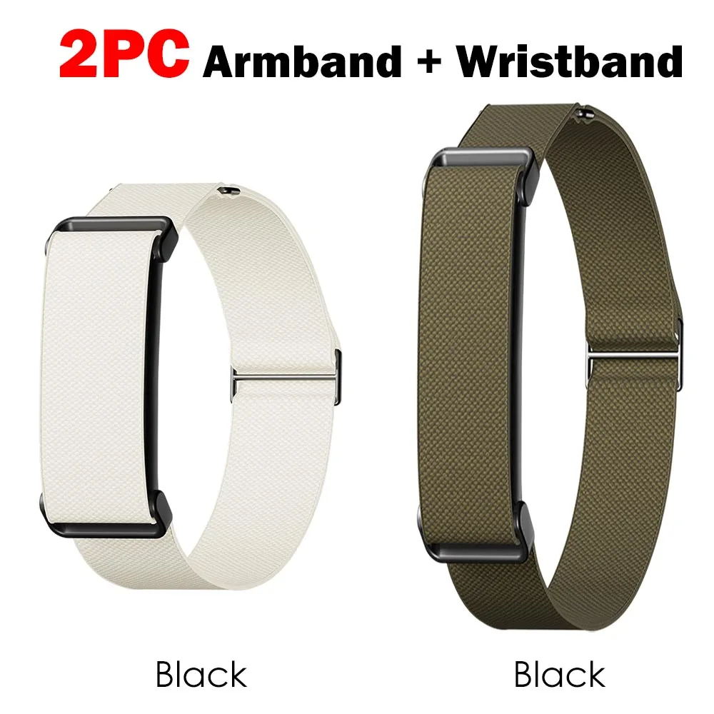 1–2 Stück Nylonband für Google Fitbit Air Strap Biceps Strap Fitness Tracker Ersatzband, verstellbar für Google Fitbit Air Band