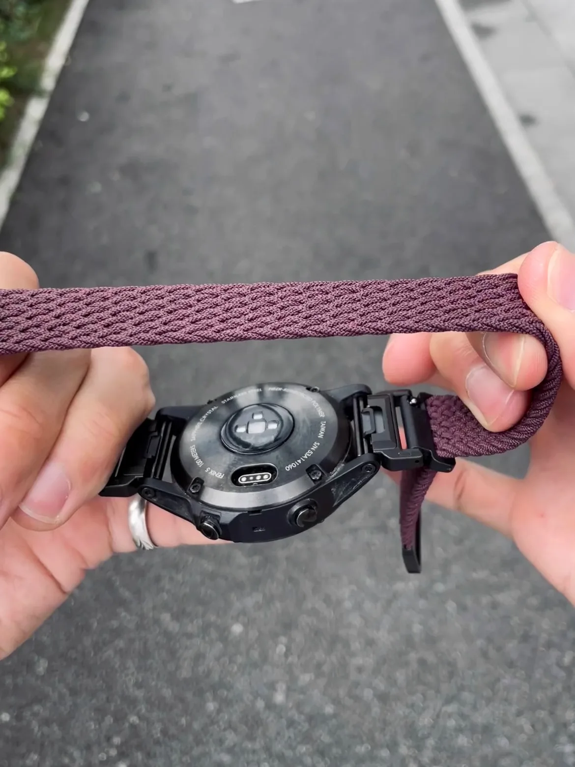 Kakestorm loop knitting is suitable for Garmin Fenix5 watch strap, Feinixi 6pro Thai iron time 7 magnetic knitted epix watchband