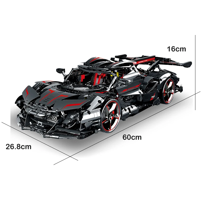 Em estoque 90009b moc técnico de controle remoto carro esportivo blocos de construção modelo tijolos montagem brinquedos para meninos presente natal conjunto