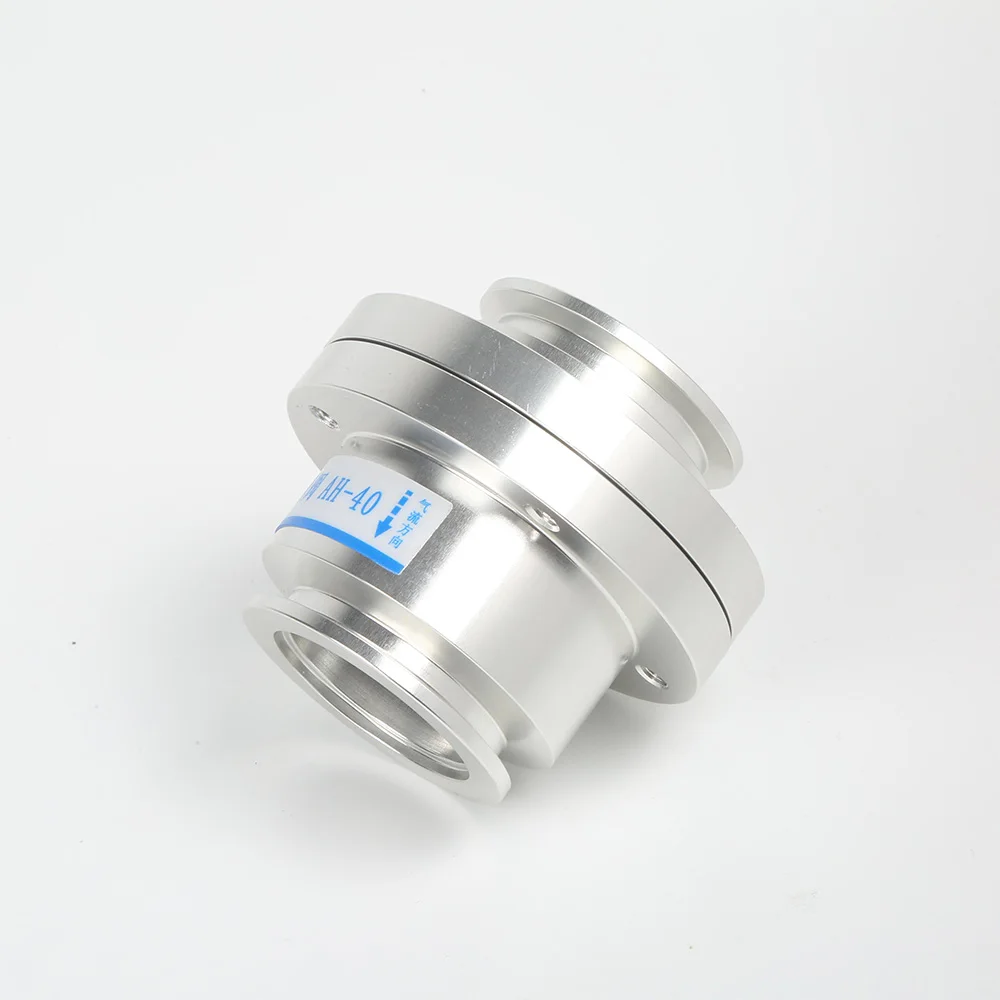 clapet-anti-retour-en-ligne-en-alliage-d'aluminium-kf25-kf40-a-raccord-tri-clamp-pour-systemes-de-pompes-scientifiques