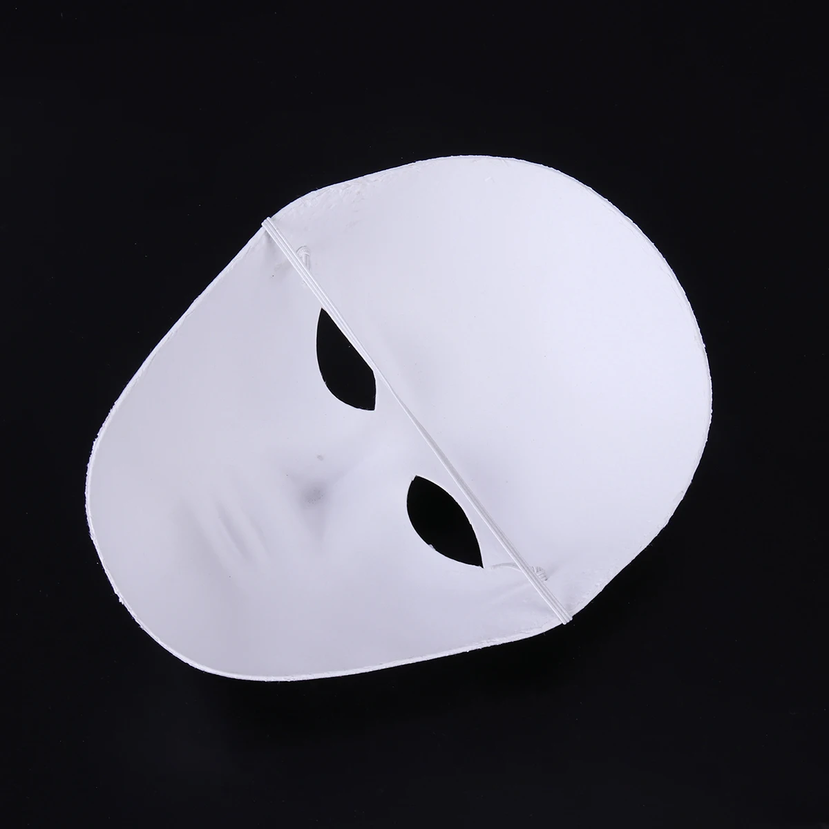 

12 Pcs Mask Hand Painted Blank Face Halloween Moon Full White Adult Male Travel
