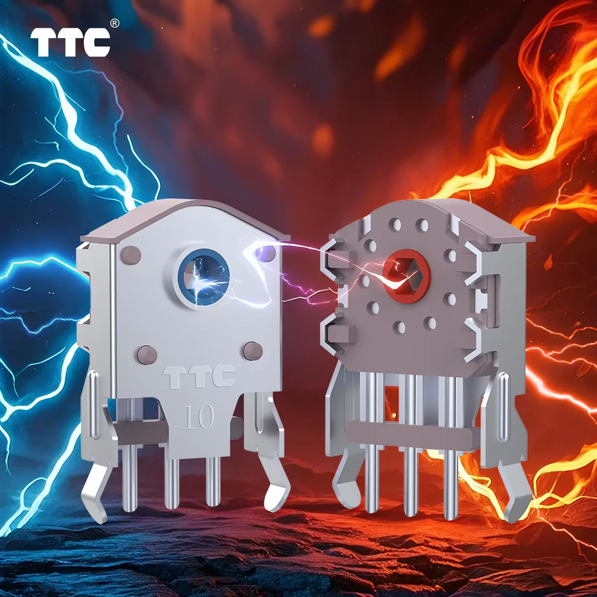 TTC Ice Fire Wheel Encoder Two-wheel-driven Silencing, Damping and Dust-proof Structure Has a Clear and Smooth Scale Sense.