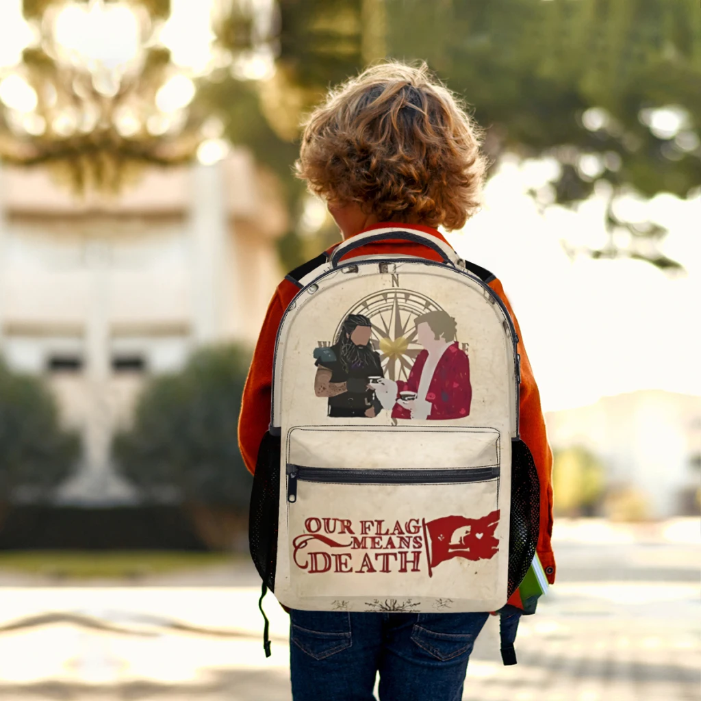 Sac à dos léger à motif imprimé, sac d'école à la mode, heure du thé, nouveau