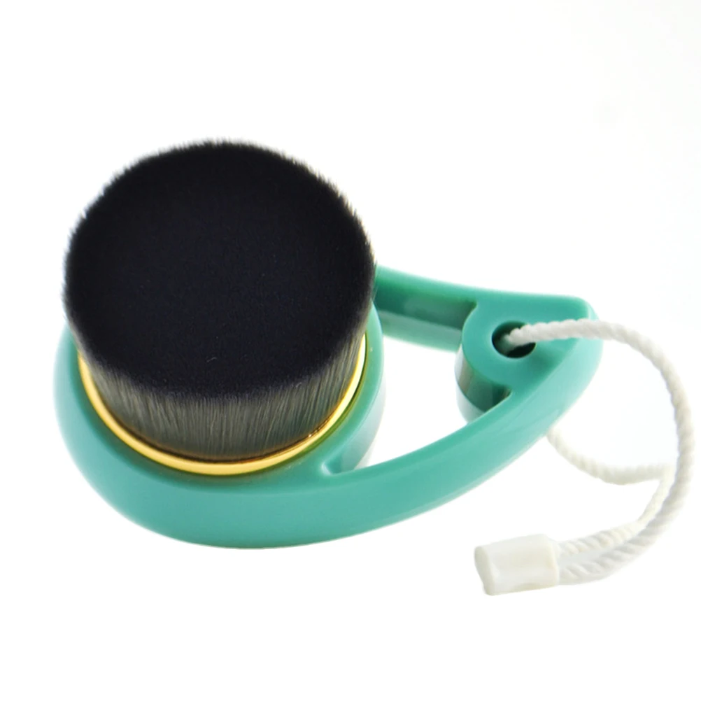 

1pc Fiber Facial Cleansing Brush Deep Pore Exfoliating Skin Cleaning Tool Gentle Face Wash For Men Women Glow Smooth Green