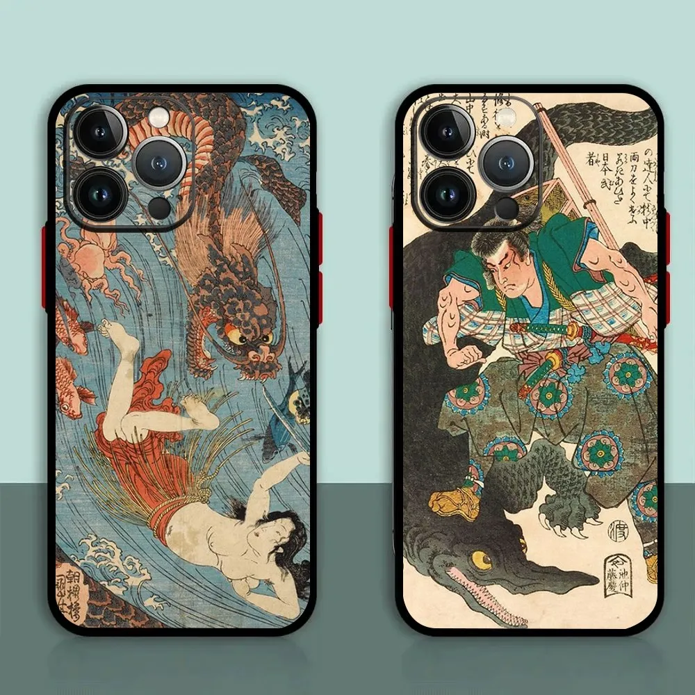 

Utagawa Kuniyoshi Ukiyoe Art Phone Case For iPhone 11,12,13,14,15,XS,XR,X,Mini,Pro,Max,Plus Shell