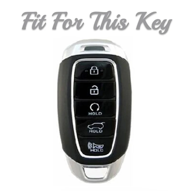 5 taste TPU Auto Schlüssel Fob Fall Abdeckung Für Hyundai i30 Ix35 KONA Encino Solaris Azera Grandeur Ig Accent Santa fe Palisade Keychain