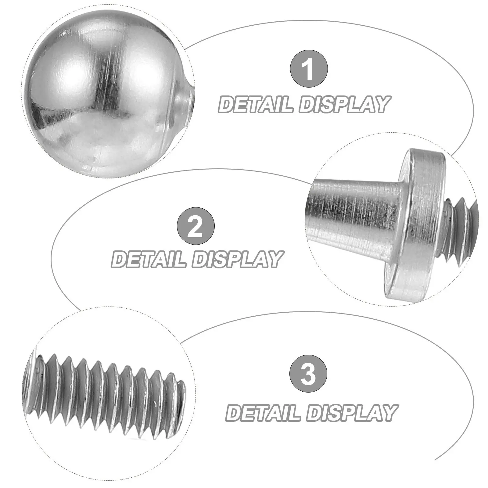 

1Pcs High Quality Steel Tripod Ball Screw Camera Projector Adapter Simple Installation Stable Screw Camera Tripod Adapter