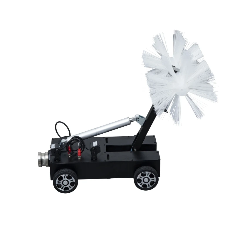 Electric new carbon steel pipe cleaning robot with inspection camera 3600W air pipe cleaning machine,