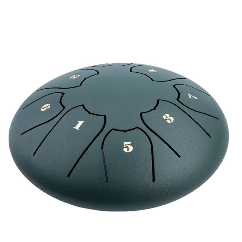 6 Inch 8 Tone Tongue Drum Handpan Mini Carbon Steel Hand Drum Set Children Music Drums Musical Instruments Personalized Gifts